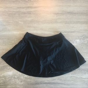 Black Swim Skirt